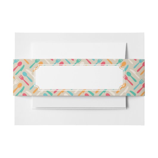 Küchenmuster 3 einladungsbanderole (Vorderseite Beispiel)