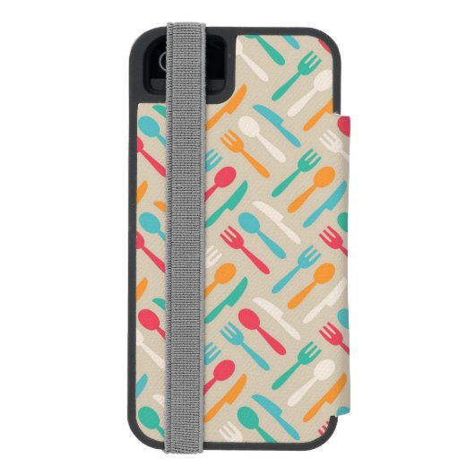 Küchenmuster 3 incipio iPhone Geldbeutel-Hülle (Folio Rückseite)