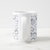 Küchenmuster 4 Jumbo-Tasse (Rückseite)