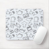 Küchenmuster 4 mousepad (Mit Mouse)