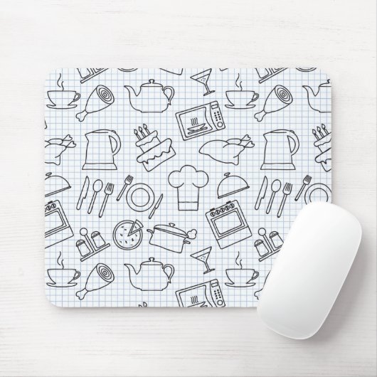 Küchenmuster 4 mousepad (Mit Mouse)