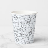 Küchenmuster 4 pappbecher (Rückseite)