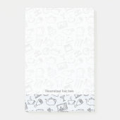 Küchenmuster 4 post-it klebezettel (Vorderseite)