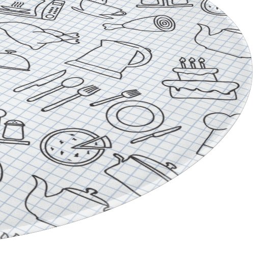 Küchenmuster 4 schneidebrett (Ecke)