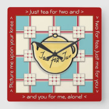 Küchenmuster aus den 40er Jahren mit gelbem Teekes