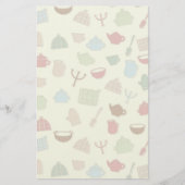 Küchenmuster Briefpapier (Vorderseite)