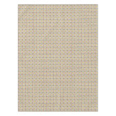 Küchenmuster der 40er Jahre mit gelben Tepots, 52" Tischdecke (Vorderseite)