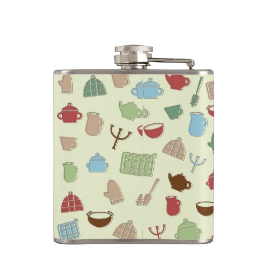 Küchenmuster Flachmann (Rückseite)