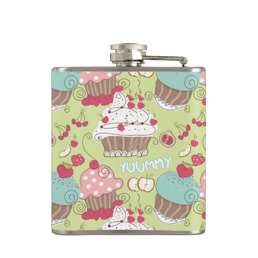 Kuchenmuster Flachmann (Rückseite)