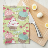 Kuchenmuster Geschirrtuch (Viertel Falte)