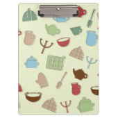 Küchenmuster Klemmbrett (Vorderseite)