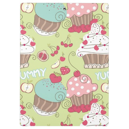Kuchenmuster Klemmbrett (Rückseite)