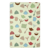 Küchenmuster Mini Klemmbrett (Rückseite)