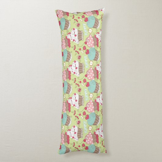 Kuchenmuster Seitenschläferkissen (Rückseite (Vertikal))