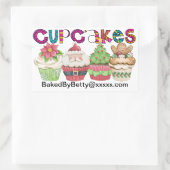 Küchennahrungsmittel-Aufkleber - SRF Rechteckiger Aufkleber (Tasche)