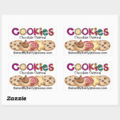 Küchennahrungsmittel-Aufkleber - SRF Rechteckiger Aufkleber (Blatt)