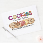 Küchennahrungsmittel-Aufkleber - SRF Rechteckiger Aufkleber (Umschlag)