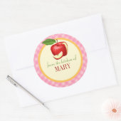 Küchennahrungsmittel Personalisiert Runder Aufkleber (Umschlag)