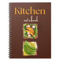 Küchennotizbuch für Rezepte, Notizen und Essenspla