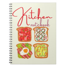 Küchennotizbuch fürs Kochen zu Hause und Rezepte 