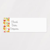 Küchenorganisation Food Labels Salad Muster Etiketten (Design 2)