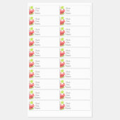 Küchenorganisation Watermelon Food Labels Etiketten (Blatt)