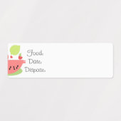 Küchenorganisation Watermelon Food Labels Etiketten (Design 1)