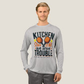 "Küchenpersonal" Pickleball Long Sleeve Shirt (Volle Vorderseite)