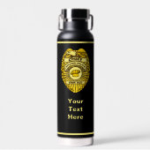 Küchenpolizei-Abzeichen des Chefs Trinkflasche (Vorne)