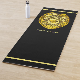 Küchenpolizei-Abzeichen des Chefs Yogamatte