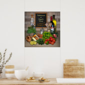 Küchenposter mit Deinem Namen Poster (Küche)