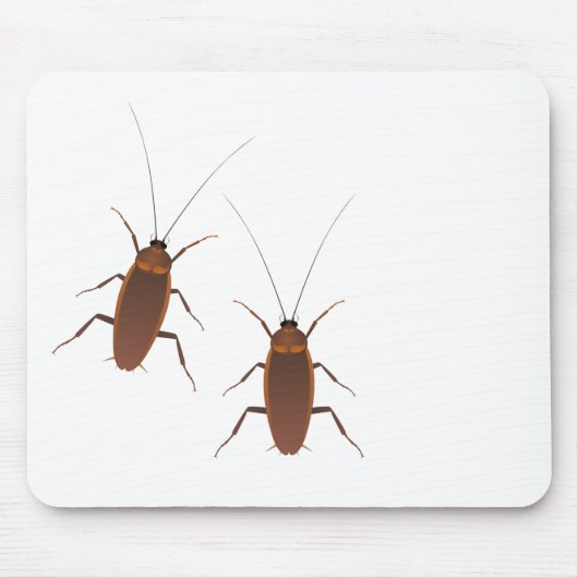 Küchenschabe Insekt Mousepad (Vorne)