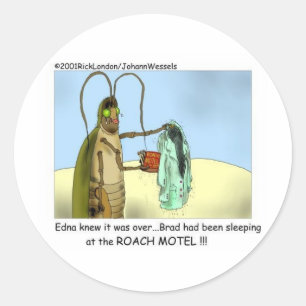 Küchenschaben Treuebruch Lustige Geschenke, T-Shir Runder Aufkleber