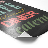 Küchenschachtel KITCHEN RESTAURANT DELI CAFE BI Fotodruck (Ecke)