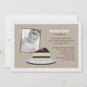 Kuchenscheibe Einladung (Vorderseite)