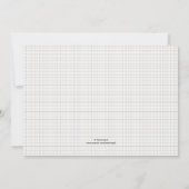 Kuchenscheibe Einladung (Rückseite)