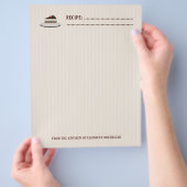 Kuchenscheibe Flyer (Hand)