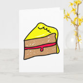 Kuchenscheibe Karte (Gelbe Blume)