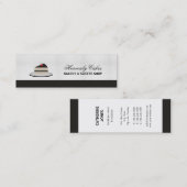 Kuchenscheibe Mini Visitenkarte (Vorne/Hinten)