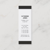 Kuchenscheibe Mini Visitenkarte (Rückseite)