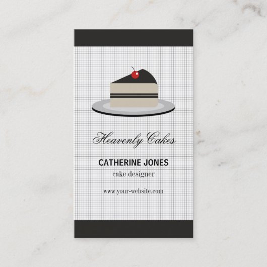 Kuchenscheibe Visitenkarte (Vorderseite)