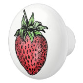 Küchenschrank Makeover Erdbeere Keramikknauf (Rechts)