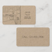 Küchenschrank Visitenkarte (Vorne/Hinten)