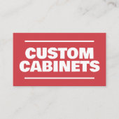 Küchenschränke QR Visitenkarte (Vorderseite)