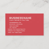 Küchenschränke Telefonnummerkarte (Rückseite)