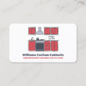 Küchenschränke Visitenkarte (Vorderseite)