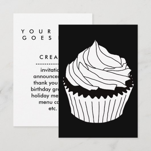 Kuchenschreiber Einladung (Vorne/Hinten)
