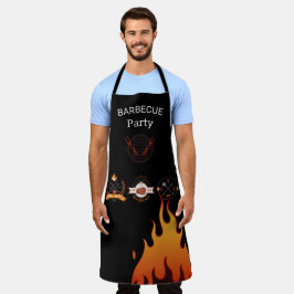 Küchenschürze BBQ Black Griil Master Schürze