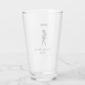 Küchenschürze POD Design Glas (Rückseite)