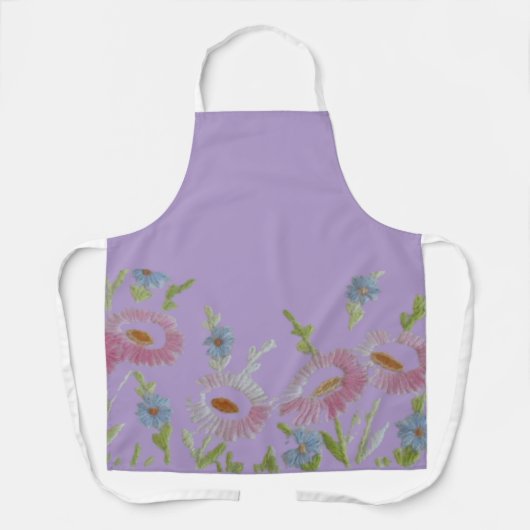 KÜCHENSCHÜRZEN BLUMEN DESIGN SCHÜRZE (Vorderseite)